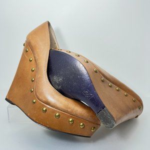 DMSX Donald Pliner Leather Wedge